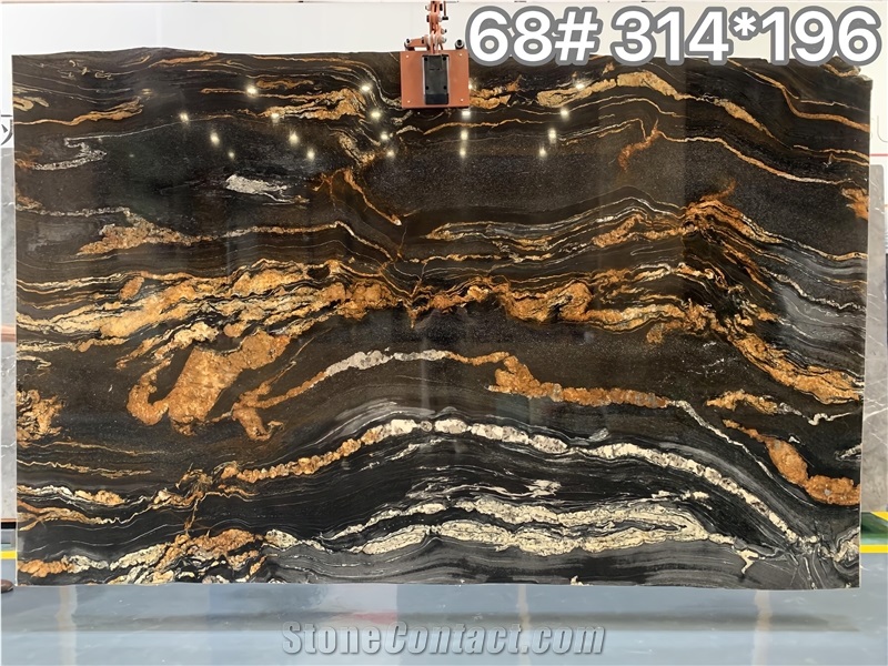 Brazil Magma Gold Granite Slabs