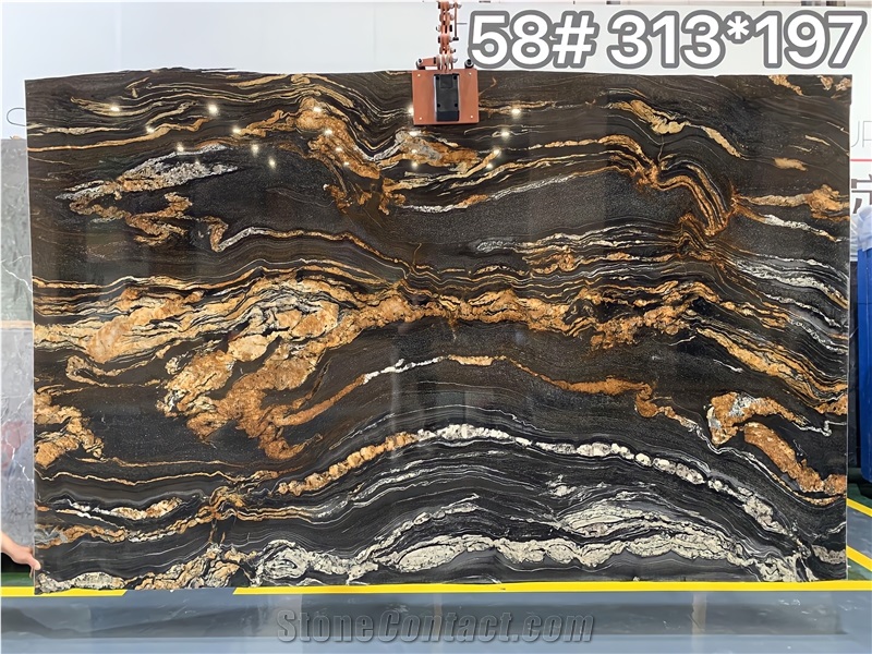 Brazil Magma Gold Granite Slabs