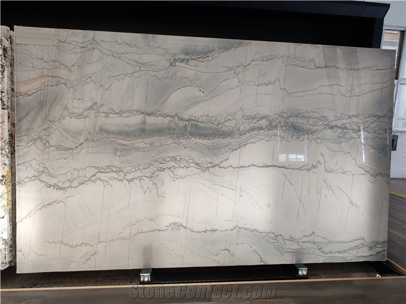 Natural Stone White Maldivi Maldives Quartzite Bar top