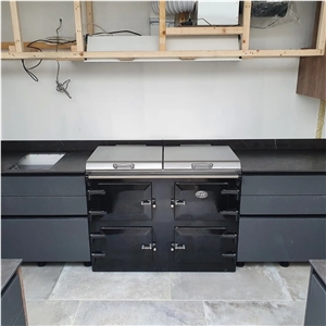 Grespania nero ardi 12mm porcelain kitchen countertop