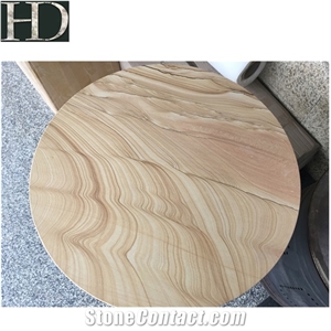 Natural Yellow Wooden Sandstone Tiles & Slabs for Wall Clad Natural Yellow Wooden Sandstone Tiles & Slabs for Wall Clad