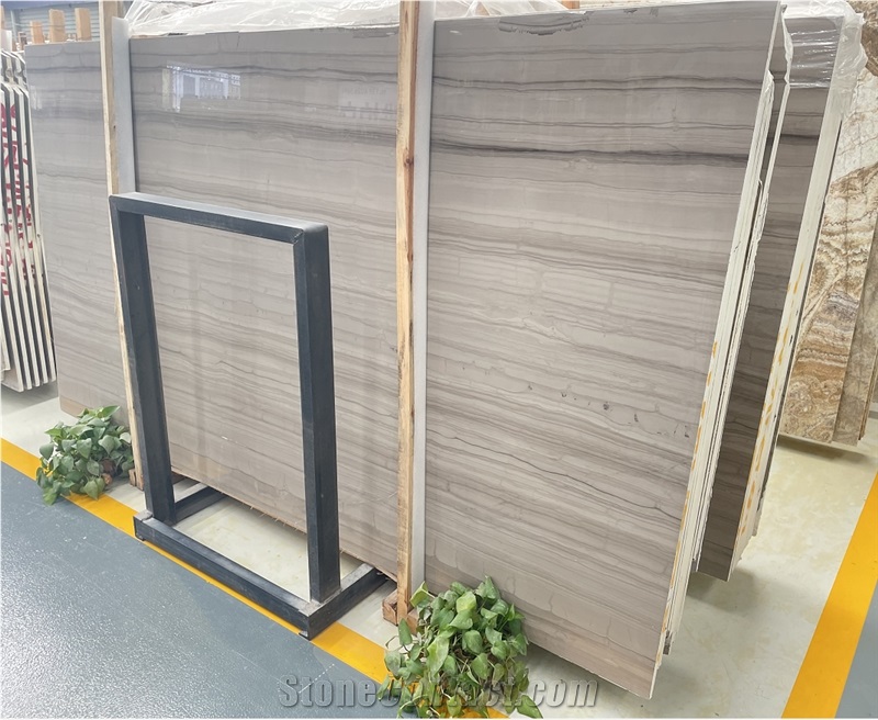 Athens Wood Grain Marble Athen Grey slab tile counterop use 