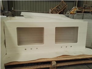 Customer Size Natural Marble Replacement Whole Slabs
