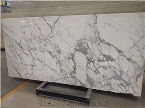 Large Snow Nature Marble White Slab