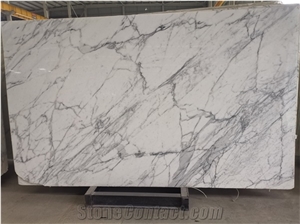 Large Snow Nature Marble White Slab