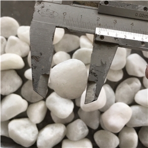 Pebble stone landscape stone white pebble for decoration