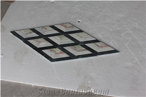 Norway Rose Pink Mosaic Waterjet Pattern Tiles