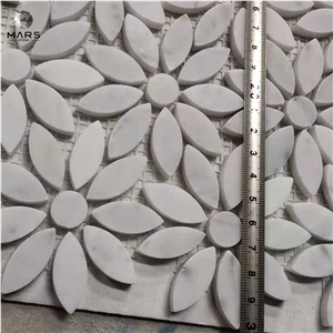 2021 Hot Selling Daisy Flower Marble Mosaic Tiles