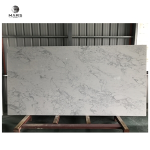 New Arrival Luxury Calacatta Quartz Stone With Big Veins