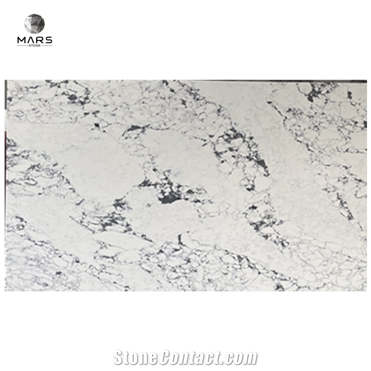 New Arrival Luxury Calacatta Quartz Stone With Big Veins