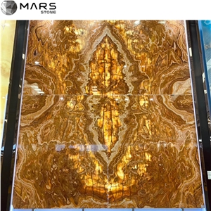 High Quality Natural Choice Tiger Tile Onyx Stone Slab