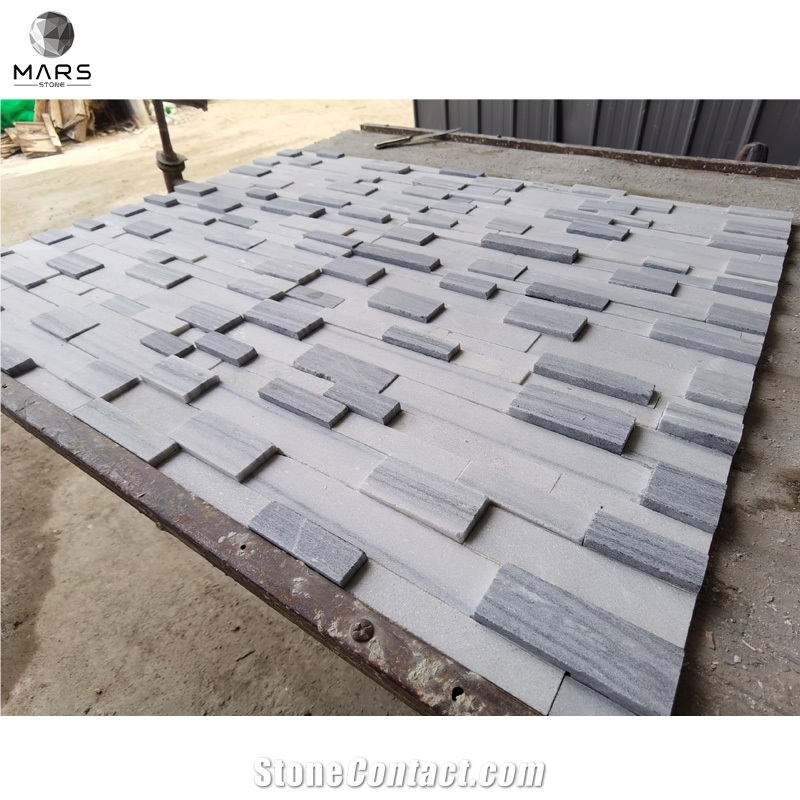 HOT Grey Quartzite Natural Stone Ledge Stone Wall Rock Tiles