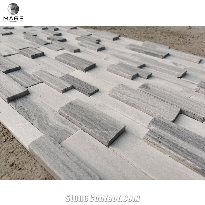 HOT Grey Quartzite Natural Stone Ledge Stone Wall Rock Tiles