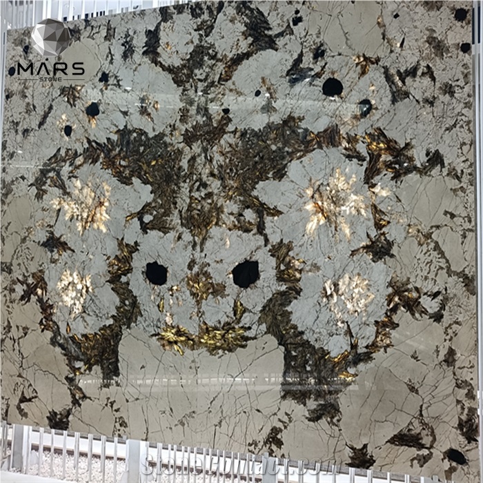 Interior Wall light Transmitting Stone Design SnowFoxGranite