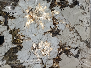 Interior Wall light Transmitting Stone Design SnowFoxGranite