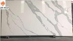 Artificial Marble Calacatta White Quartz Stone