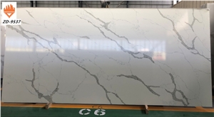 Artificial Marble Calacatta White Quartz Stone