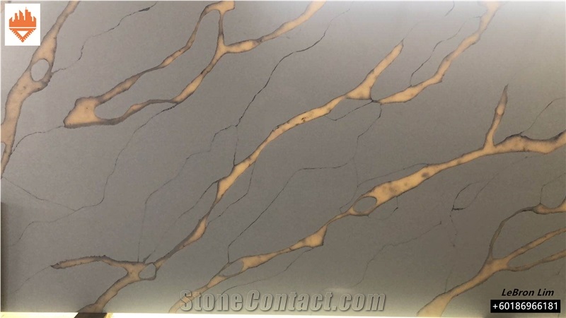 Beautiful calacatta quartz stone sales in Malaysia