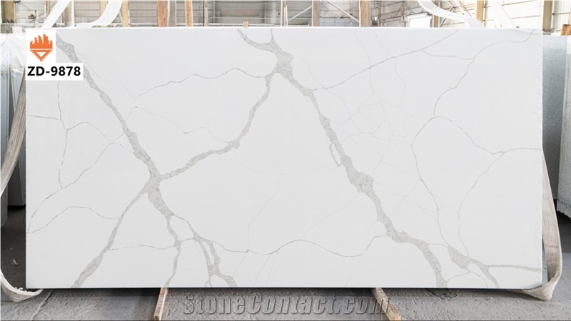 Calacatta Laza artificial Quartz Slabs
