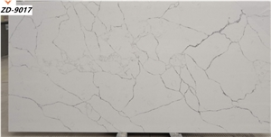 Cheap Price 126"x 63" JUMBO Calacatta White quartz slabs 