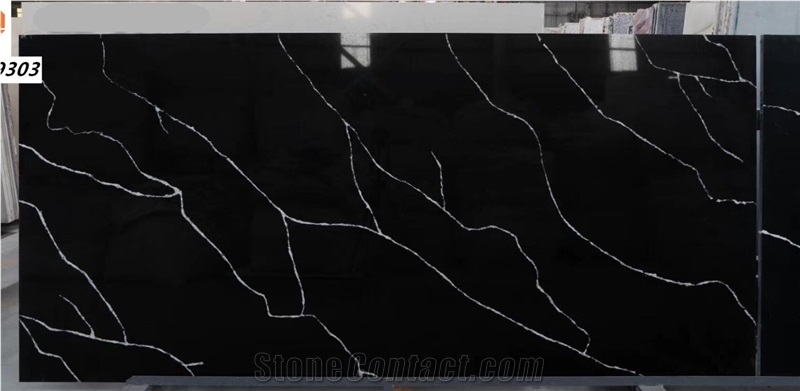 Gold Quartz Stone Modern Quartz Slab Engineering Stone
