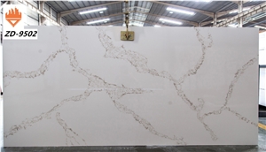 Gold Quartz Stone Modern Quartz Slab Engineering Stone