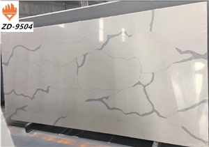 Pure White Quartz Slabs, Artificial Quartz Stone