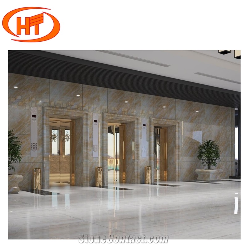 Natural Honey Color Marble Cheap Price High Quality