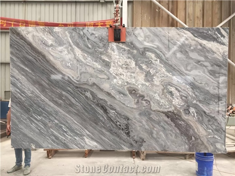 italian blue dolomite slab palissandro serpentine floor slab