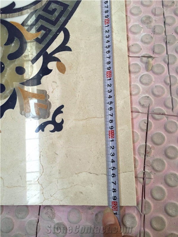 marble floor waterjet medallion rosso verona carpet rosette