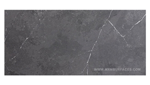 Marvel Black Quartz Stone Slabs