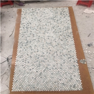 China Ming green marble mosaic tile for bathroom wall tile