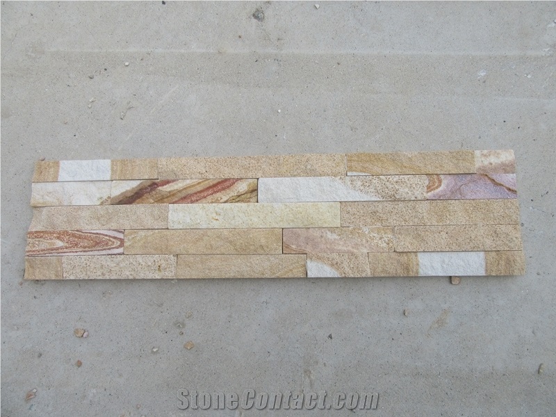 Split Surface Z Shape Sandstone Stacked Stone Veneer
