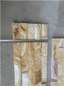 Split Surface Z Shape Sandstone Stacked Stone Veneer