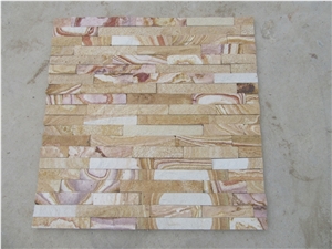 Split Surface Z Shape Sandstone Stacked Stone Veneer