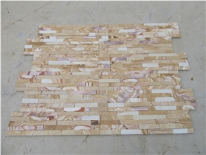 Yellow Sandstone Cultured Stone Wall Cladding Panel