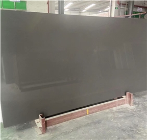 Artificial Engineered Ash Grey marble Quartz Stone Slabs