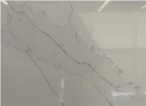 Bianco Carrara Solid Surface White Marble Quartz Slabs Tiles