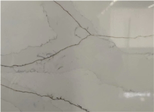Bianco Carrara Solid Surface White Marble Quartz Slabs Tiles