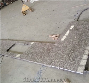 China G664 Brainbrook Brown Luo Yuan Red Granite Countertop 