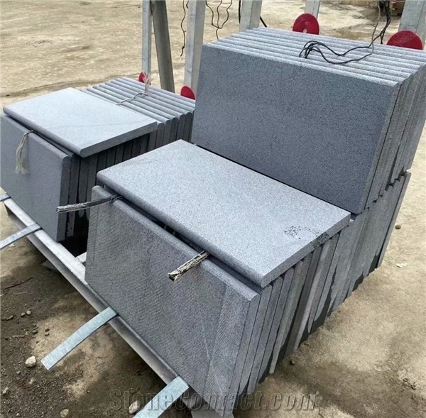 China Honed Black Basalt Hainan Black Basalt Lava Stone tile
