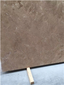  Coffee Brown Travertine Construction Project Wall Cladding