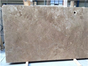  Coffee Brown Travertine Construction Project Wall Cladding