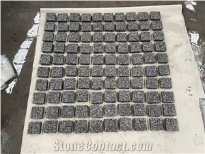G641 Georgia Grey Granite Walking Street Cubes Paving Stone