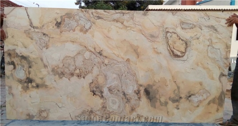 Autumn Cream Slate Stone Veneer Sheets