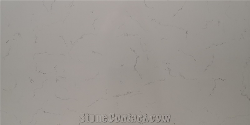 Engineered Quartz White carrara Polished-3003