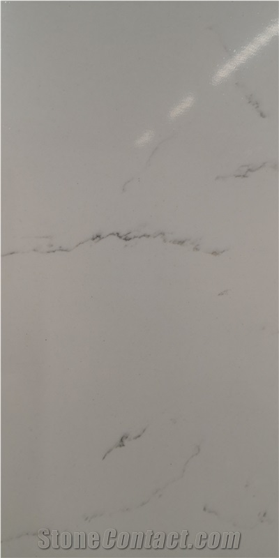 Engineered Quartz White carrara Polished-3003