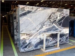 Galaxy Blue Marble polished slabs for kitchen batchroom tile