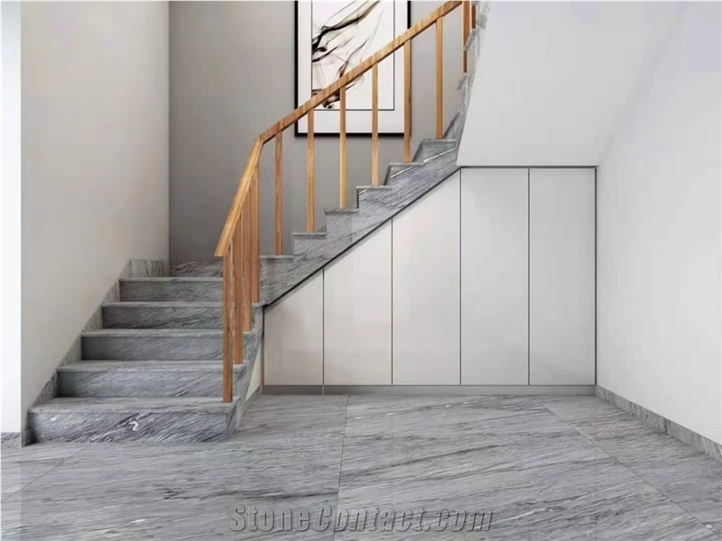 Chinese Blue Sands Marble Polished Bathroom Countertops
