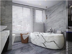 Chinese Blue Sands Marble Polished Bathroom Countertops